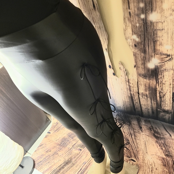 Leather String Pants/Leggings (Custom) - Picture 1 of 4